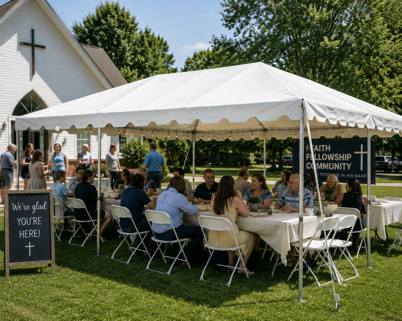 Church event tent rental Louisville KY